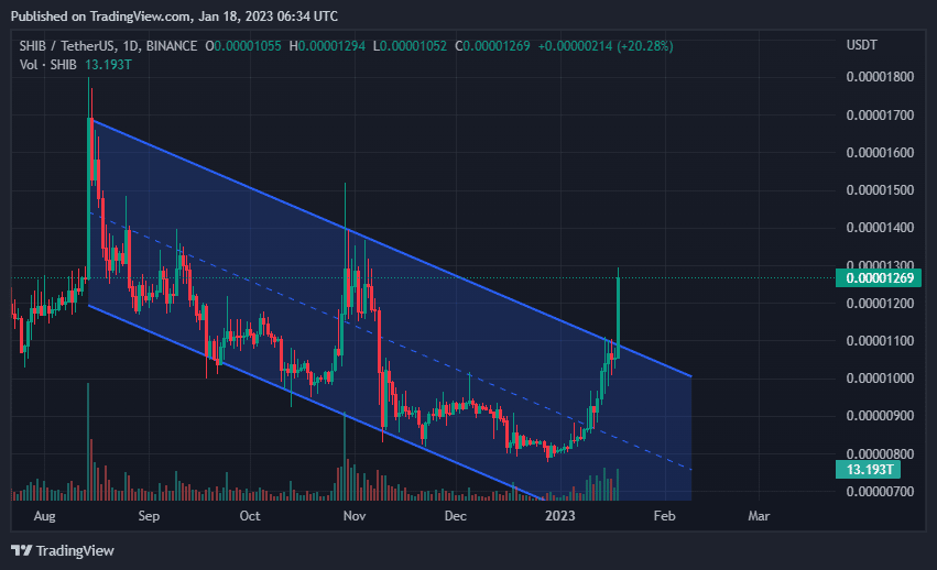 SHIB desc triangle