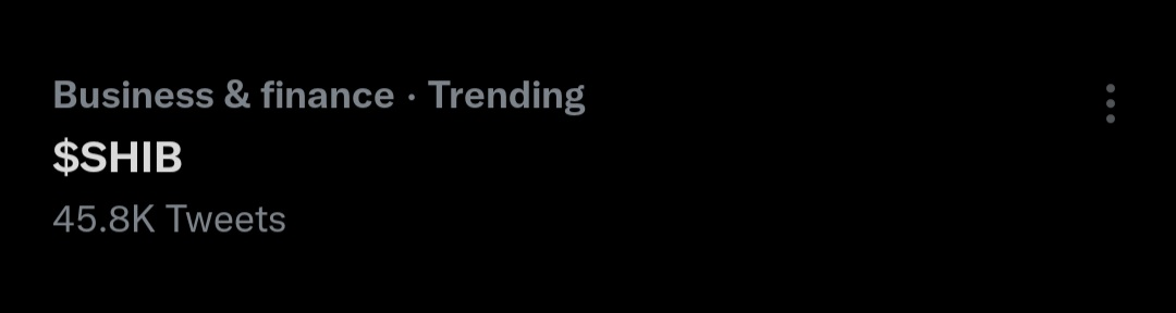 SHIb trending